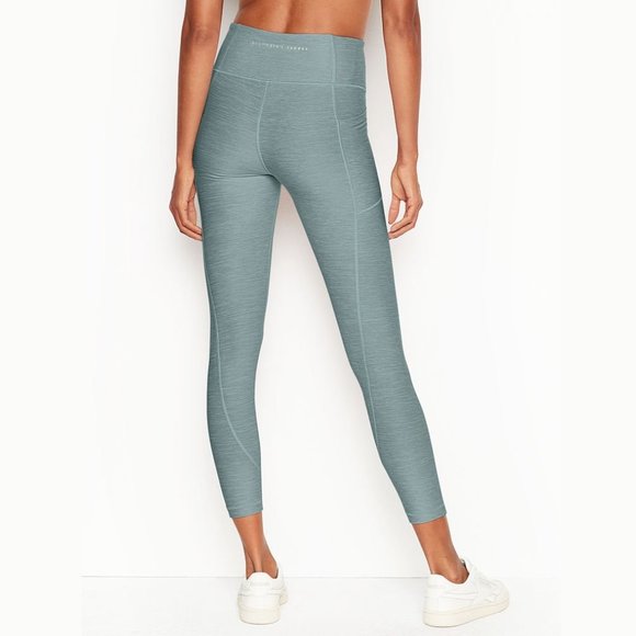 Victoria's Secret Incredible Essential Heathered Succulent Green HR Leggings 6 - Picture 2 of 12